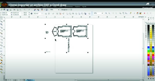 importar un archivo dxf a corel draw