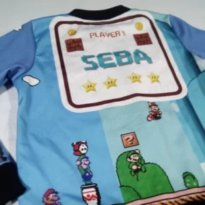 campera de egresados sublimacion mario bros trabajos