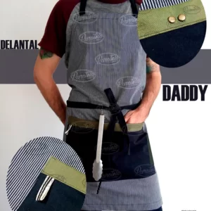 Delantal Daddy #delantal #cocinero #cocinera #cocina #barbero #bar #mozo #peluquero #peluquera #moza trabajos