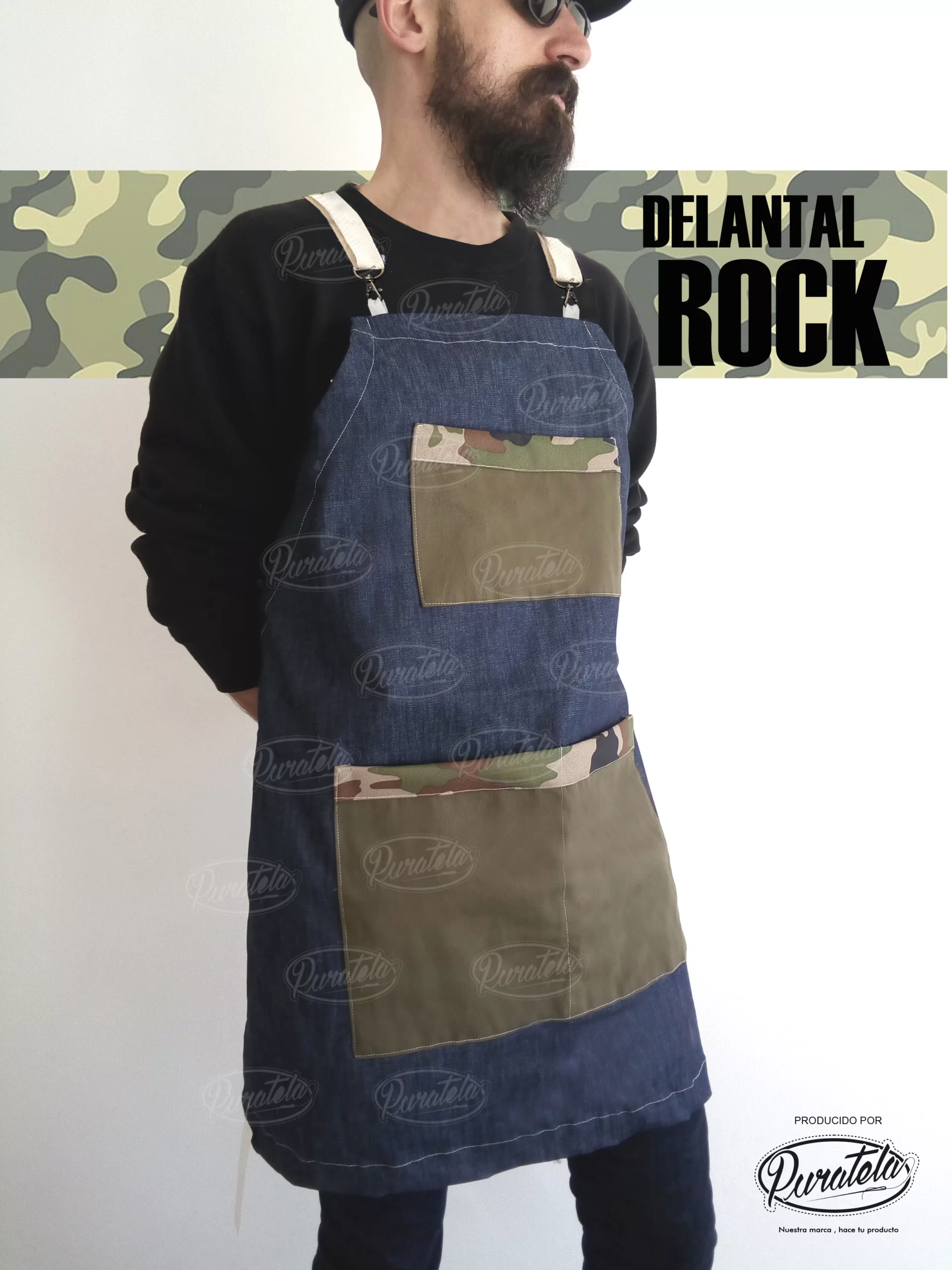delantal rock #cocinero #cocinera #cocina #barbero #bar #mozo #peluquero #peluquera #moza trabajos
