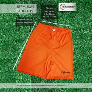 17-752 BERMUDA DEPORTIVA ADULTO UNISEX