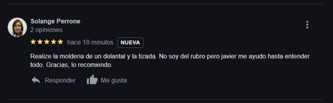 RESEÑA MOLDERIA TIZADA